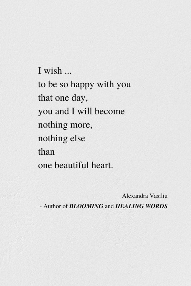 One Heart – Inspirational Poem by Alexandra Vasiliu, Author of BLOOMING ...