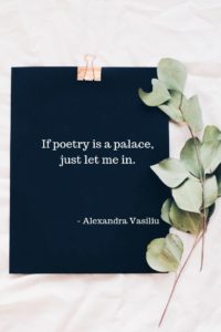 Poetry by Alexandra Vasiliu