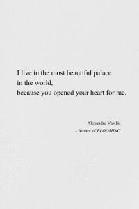 Your Love - Poem by Alexandra Vasiliu, Author of BLOOMING