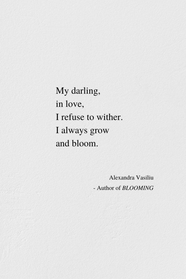 In love – Self-Discovery Poem by Alexandra Vasiliu, Author Of Blooming ...