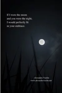 Moon Love Poem Alexandra Vasiliu