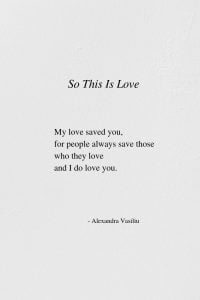Inspirational Love Poem by Alexandra Vasiliu, Author of BLOOMING