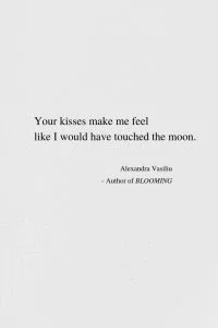 Romantic Moon Poem by Alexandra Vasiliu, author of BLOOMING