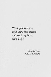 Touch My Heart - Poem by Alexandra Vasiliu, Author of BLOOMING