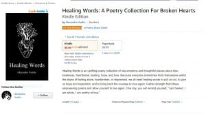 Healing Words by Alexandra Vasiliu - Number 1 in Poetry About Death on Amazon