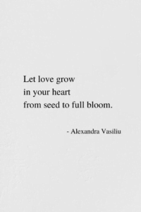 From Seed to Full Bloom_Poem by Alexandra Vasiliu_Bestselling Author of Healing Is a Gift, Healing Words, Be My Moon, Blooming, Plant Hope, Magnetic, and Through the Heart's Eyes