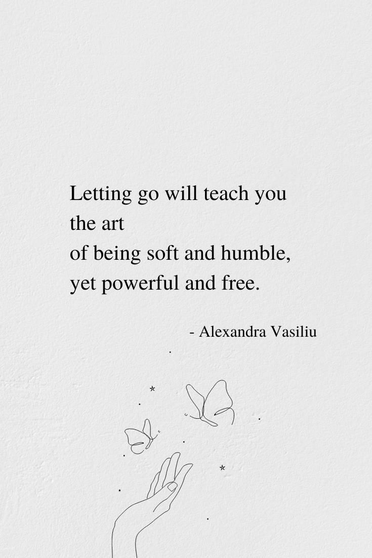 Inspiring Poem from the poetry book 'Dare to Let Go' by Alexandra Vasiliu