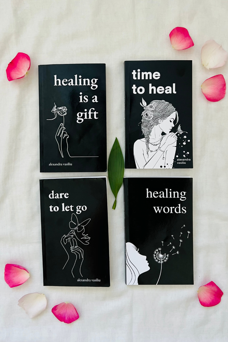 Uplifting healing poetry books by Alexandra Vasiliu