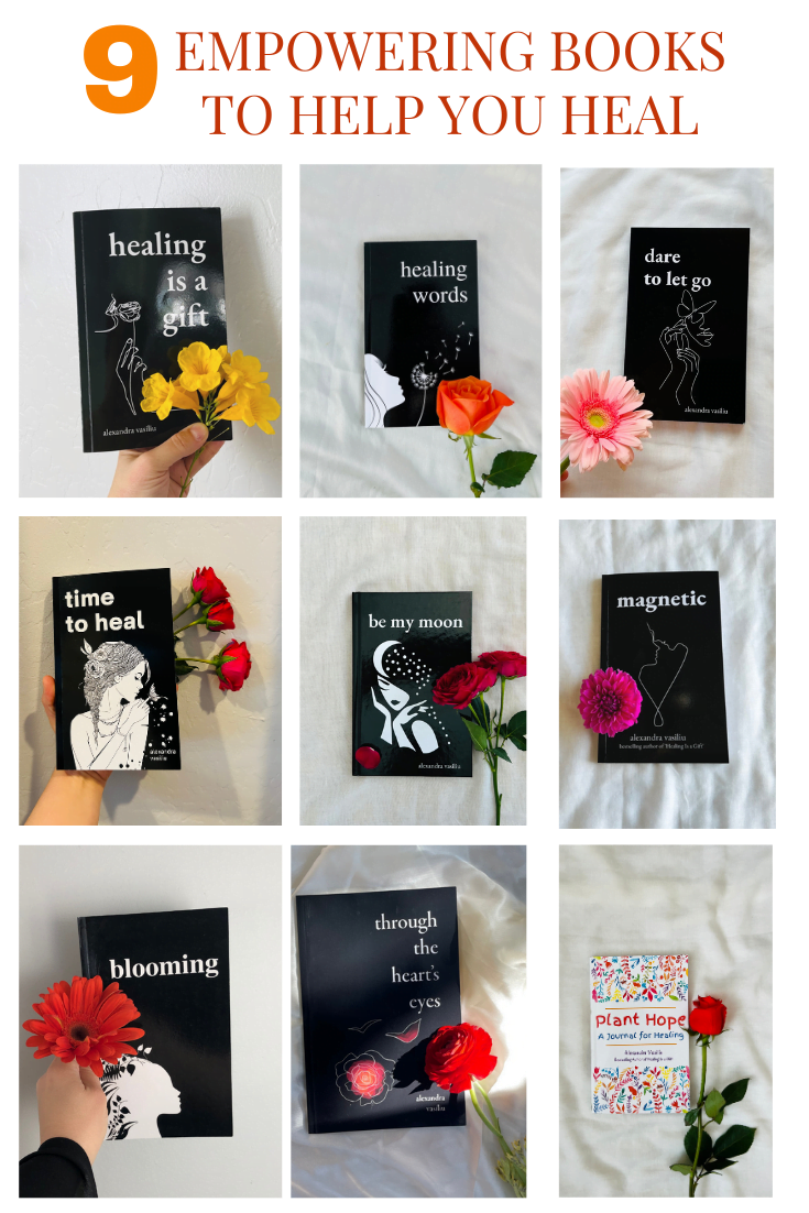 All healing poetry books by Alexandra Vasiliu